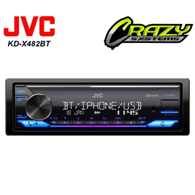JVC KD-X282BT - USB, JVC Remote App, Android Music, Bluetooth, AUX